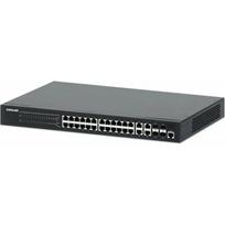 Switch Intellinet Network Solutions INTELLINET 24 portų Gigabit PoE+ tinklo jungiklis su 4 SFP lizdais | 561426 | 766623561426