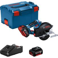 Bosch diskinis pjūklas GKM 18V-50 2X5.0AH Li-ion L=BOXX 238 metalui BOSCH | 06016B8002 | 4059952548371