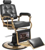 Activeshop Gabbiano fotelis kirpėjui Boss Black | 5906717410567 | 5906717410567