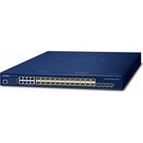 Switch Planet PLANET sluoksnio 3 16 prievadų 100/1000X SFP valdomas L3 10G Ethernet (100/1000/10000) 1U Blue | SGS-6310-16S8C4XR | 4711605286671