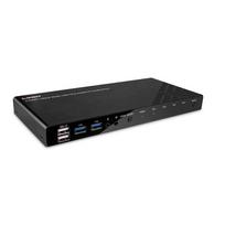 LINDY KVM Switch HDMI 4K60,USB3.0 & Audio 4Port | 39313 | 4002888393133