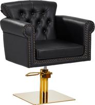 Activeshop Gabbiano fotelis kirpėjui Berlin gold Black | 5906717457081 | 5906717457081