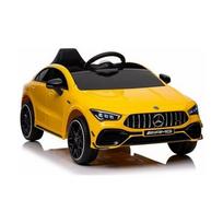 Vaikiškas elektromobilis Mercedes CLA 45s AMG Yellow 4x4 | Lean-19785 | 5905991011590