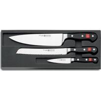 Rinkinys – Šefo peilis 20 cm, duonos peilis 20 cm ir daržovių peilis | W-1120160304 | 4002293107165