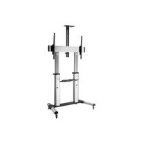 Equip Bodenstandhalter 60"-100"/1TFT 100kg Teleskop LFD   sw lite Retail | 650605 | 4015867206409