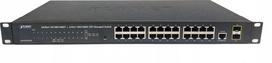 PLANET 24-Port Layer 2 Managed Gigabit Ethernet Switch + | GS-4210-24T2S | 4711605280785