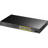 Switch Cudy GS2018PS2-200W 16 prievadų Gigabit L2 valdomas PoE+ 200W 2xGbE Uplink 2xSFP | GS2018PS2-200W | 6971690790394