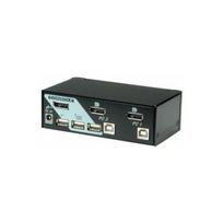 Perjungiklis Roline KVM perjungiklis ROLINE DisplayPort USB 2.0, 1 vartotojas - 2 kompiuteriai | 14.01.3327 | 7611990189083