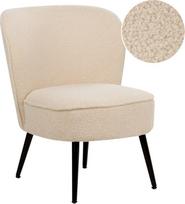 Fotelis boucle šviesiai smėlio spalvos VOSS | 463795 Bel | 4255664866301