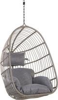 Beliani Pakabinamas fotelis iš ratano Grey CASOLI | 189816 | 4251682236560