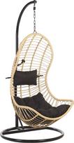 Beliani Pakabinamas fotelis su stovu, rotango, Beige PINETO | 188768 | 4251682234856