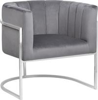 Shumee veliūrinis fotelis Grey LARVIK | 164036 | 4251682220446