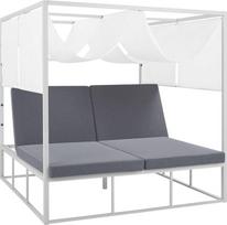 Lauko lova su baldakimu white-grey PALLANZA | 255764 | 4251682263375