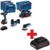BOSCH.COMBO RINKINYS 18V (GSR 18V-90C + GKT 18V-52GC + GST 18V-155 SC + GEX 18V-125) 1xPC4,0Ah 2xPC5,5Ah ... | 0615990N36 | 4059952687421
