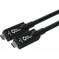 USB kabelis MicroConnect USB-C - USB-C 12.5 m Black (USB3.2CC12OP) | USB3.2CC12OP | 5715063156339