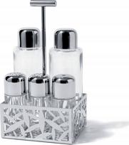 Alessi Cactus prieskonių rinkinys – aliejus, actas, druska+pipirai, prieskoniai MSA16 | MSA16 | 8003299925100