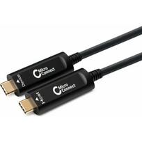 USB kabelis MicroConnect USB-C - USB-C 15 m Black (MC-USB3.1C15OP) | MC-USB3.1C15OP | 5704174261254