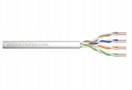 DIGIT instalacinis laidas DIGITUS kat.5e, U/UTP, B2ca, AWG 24/1, LSOH, 500m, Grey, ritė | DK-1516-VH-5 | 4016032498230