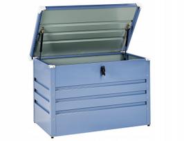 Lauko dėžė Beliani CEBROSA metalinė 100 cm 62 cm Blue | 568557 Bel | 4255664895479