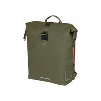 Basil Kuprinė/dviračio krepšys BASIL SOHO BACKPACK NORDLICHT17L, tvirtinimas ant kablių Hook-On System, vandeniui atsparus poliesteris, apšvietimas, moss green (NEW 2024) | BAS-18080 | 8715019180804