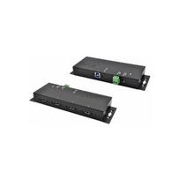 Exsys EXSYS EX-1183HMVS-2 4 portu metalinis USB 3.2 Gen1 HUB su 15KV ESD viršįtampių apsauga | EX-1183HMVS-2 | 4718359118319
