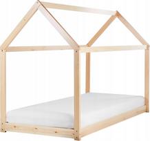 Vaikiška medinė lova namelis 90 x 200 cm šviesi TOSSE Beliani | 455301 Bel | 4255664861443