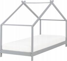 Vaikiška medinė lova namelis 90 x 200 cm Grey ORLU | 467178 Bel | 4255664868046