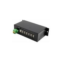 Exsys EXSYS EX-1596HMVS 6 prievadų metalinis USB 2.0 koncentratorius su 15KV ESD viršįtampių apsauga (DIN bėgelis) | nocode-13741413