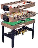 Enero ŽAIDIMŲ STALAS 3IN1 MEDINIS FUTBOLIUKAS, BILIARDAS, CYMBERGAJ 121x61x81CM | 5902431056036 | 5902431056036