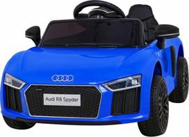 Audi Audi R8 akumuliatorinis vaikų automobilis Blue + pultas + EVA + lėtas startas + MP3 LED | PA.HL1818.NIE | 5903864914658