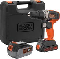 Urbjmašīna-skrūvgriezis Black&Decker CD003MEM2K-QW 18 V 2 x akumuliatorius 2 / 4 Ah | BCD003MEM2K-QW | 5035048709160