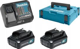 Rinkinys elektrinių įrankių Makita MAKITA MAITINIMO RINKINYS 12V 2x1,5Ah (BL1016x2+DC10SB) MAKPAC | 197652-7 | 088381463409