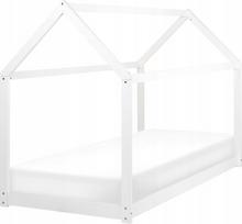 Vaikiška medinė lova namelis 90 x 200 cm White TOSSE | 395690 Bel | 4255664826756