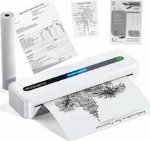 Nešiojamas terminis etikečių spausdintuvas Phomemo 300dpi A4 216/110/80/53 Phomemo / M832 / White | SB9249 | 5904647824973