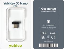 Yubico YubiKey 5C Nano - USB-C raktas | YubiKey 5C Nano - USB-C | 5060408464274