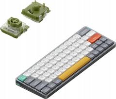 Klaviatūra Nuphy - Air60 V2 Belaidė Mechaninė Plona Klaviatūra Lunar Gray Moss | 6976604913296 | 6976604913296