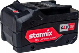 Akumuliatorius STARMIX 18V 5,2 Ah | SX459745 | 4011240459745