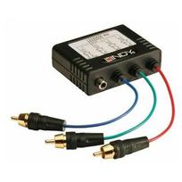 AV signalo perdavimo sistema Lindy pratęsėjas, konverteris Component 3 x RCA + Coaxial 1 x RCA - RJ-45 (32525) | 32525 | 4002888325257