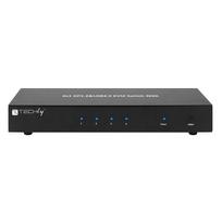 Techly jungiklis TECHLY KVM DISPLAYPORT/USB 4X1 4K*30HZ (101935) - KVVTHLPRZ0005 | IDATA-DP-KVM4 | 8051128101935