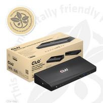 Club3D 4K ChargingDock USB-C ->6xUSB3/2xDP/HDMI/LAN/Audio retail | CSV-1562 | 8719214471293