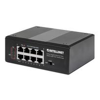 INTELLINET 8-Port PoE+ Gigabit Switch mit PoE-Passthrough | 561624 | 0766623561624