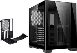 Korpusas Lian Li O11 Dynamic Mini Black + Mini Riser Card PCIe 4.0 | GABU-289