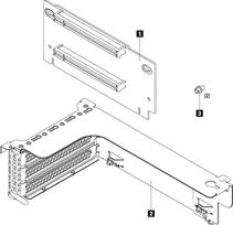DCG TS x16/x8 PCIe pakėlėjas | DCG TS x16/x8 PCIe Riser | 5715063739419