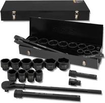 JCB komplektas smūginių veržliarakčių 15 vnt. 1" 6KĄT. (36-80mm) | JCB-8141-5MPB | 5905101397293