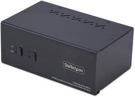 StarTech.com P2ADDH462-KVM jungiklis, 3840 x 2160 pikselių, 4K Ultra HD, 36 W, Black | P2ADDH462-KVM-SWITCH | 0065030909129
