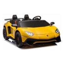 Lean Cars Automobilis su akumuliatoriumi Lamborghini XXL A8803 Yellow 24V | Lean-13428 | 5905323216686