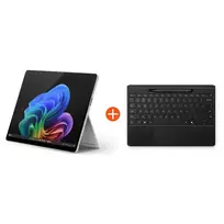 Microsoft Surface Pro (11. leidimas) Copilot+ kompiuteris 13" OLED 2in1 Platin Snapdragon® X Elite 16GB/1TB SSD Windows 11 EP2-08379 be maitinimo šaltinio su Flex klaviatūra + Slim Pen saphir | EP2-08379+8YU-00027 | 0196388419692