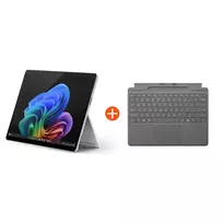Microsoft Surface Pro (11. leidimas) Copilot+ PC 13" 2in1 Platin Snapdragon® X Plus 16GB/512GB SSD Windows 11 EP2-08345 be maitinimo šaltinio su MS Surface Pro klaviatūra su rašiklio laikikliu platin | EP2-08345+8XA-00242 | 0196388419371