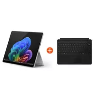 Microsoft Surface Pro (11. leidimas) Copilot+ planšetinis kompiuteris 13" OLED 2in1 Platin Snapdragon® X Elite 16GB/512GB SSD Windows 11 EP2-08363 be maitinimo šaltinio su klaviatūra ir Copilot mygtuku Black | EP2-08363+EP2-00428 | 0196388419531