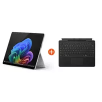 Microsoft Surface Pro (11. leidimas) Copilot+ kompiuteris 13" OLED 2in1 Platin Snapdragon® X Elite 16GB/512GB SSD Windows 11 EP2-08363 be maitinimo šaltinio su klaviatūra ir rašiklio laikikliu Black | EP2-08363+8XA-00172 | 0196388419531